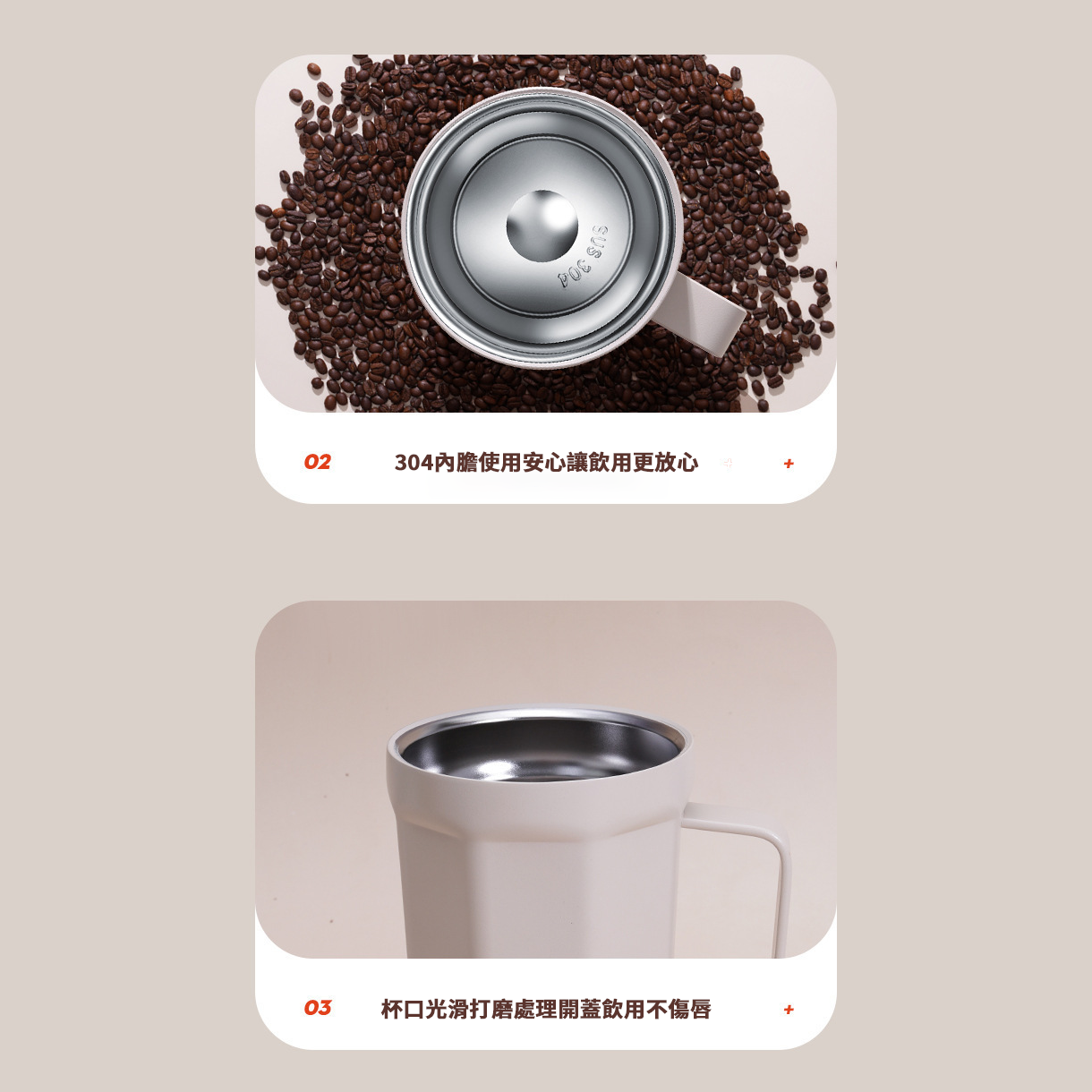 Custom Logo Portable Handle Stainless Steel Cup | Premium Corporate Gifts and Custom Gifts