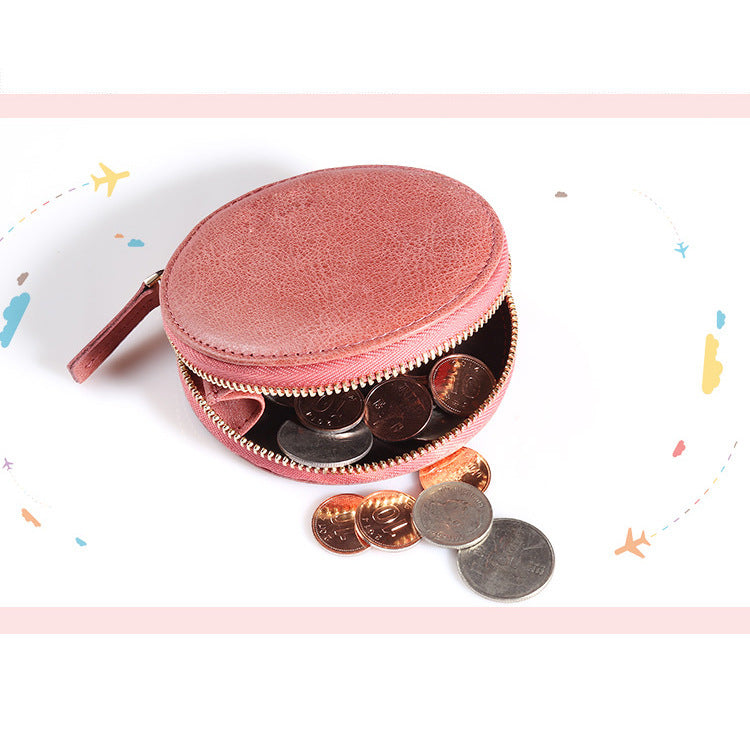 Custom Logo PU Leather Round Coin Purse | Premium Corporate Gifts and Custom Gifts