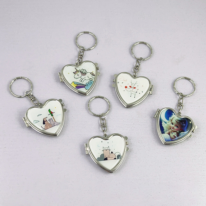 Custom Logo Metal Mirror Keychain | Premium Corporate Gifts and Custom Gifts