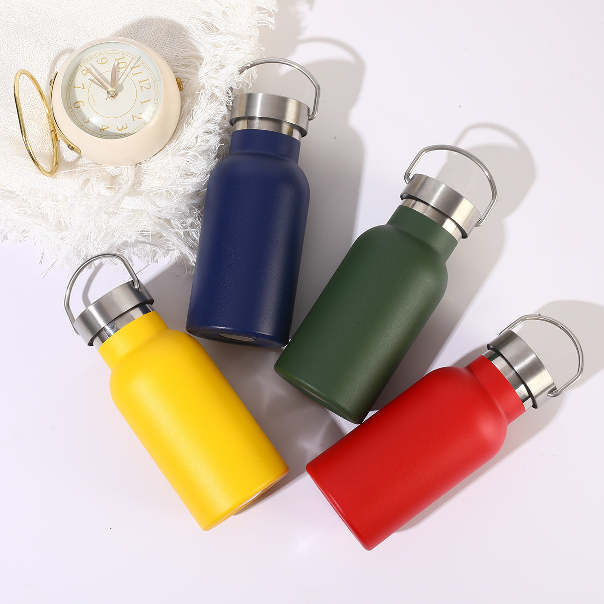 Custom Logo Colorful stainless steel hand-held water bottle | Premium Corporate Gifts and Custom Gifts