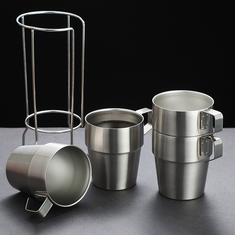 Custom Logo Stainless Steel Camping Stacking Cup | Premium Corporate Gifts and Custom Gifts
