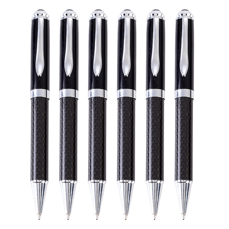 Custom Logo Carbon Fiber Advertising Ballpoint Pen | Premium Corporate Gifts and Custom Gifts
