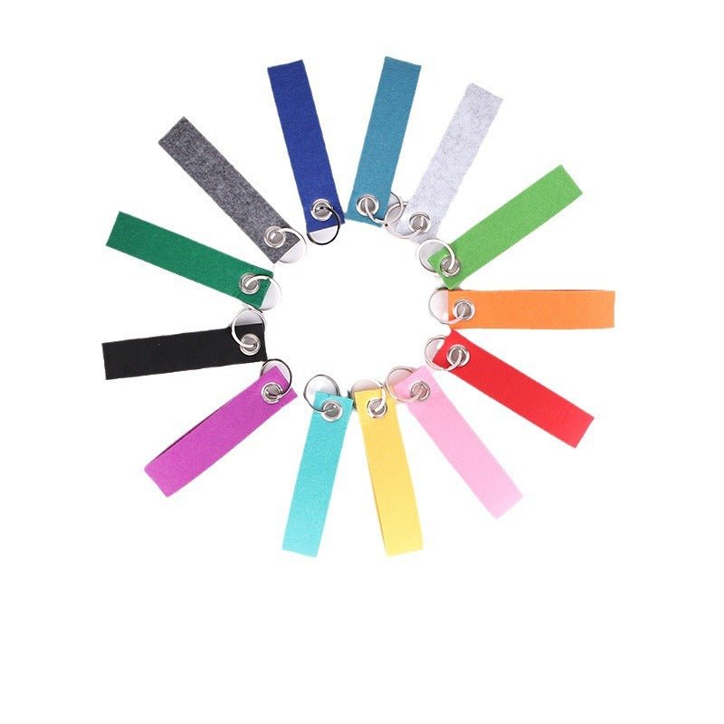 Custom Logo Felt Cloth Advertising Keychain | Premium Corporate Gifts and Custom Gifts