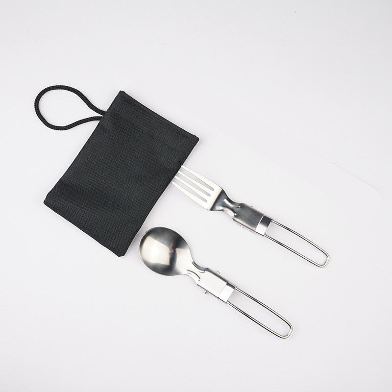 Custom Logo Portable folding drawstring pocket tableware | Premium Corporate Gifts and Custom Gifts