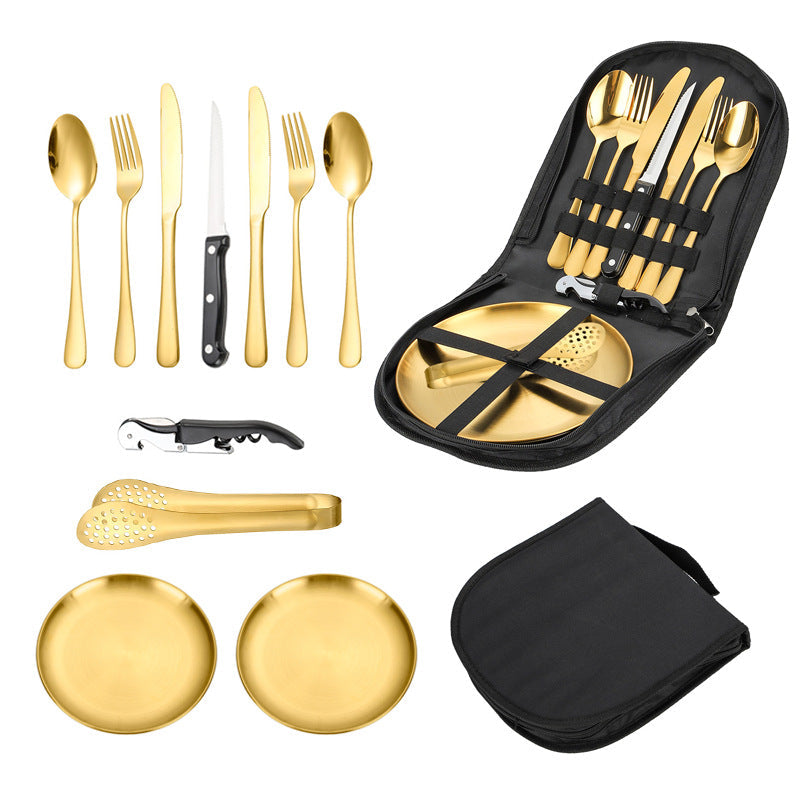 Custom Logo Travel Camping Tableware Set | Premium Corporate Gifts and Custom Gifts