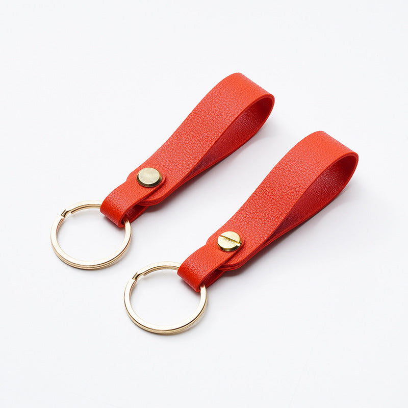 Custom Logo PU leather keychain clasp | Premium Corporate Gifts and Custom Gifts