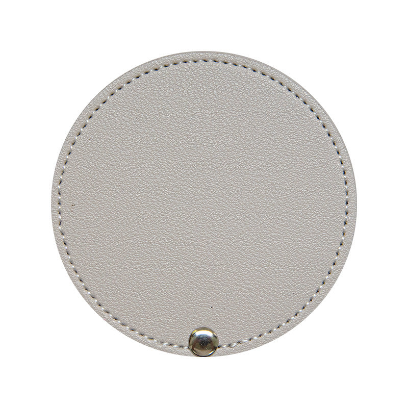 Custom Logo PU Fashionable Portable Makeup Mirror | Premium Corporate Gifts and Custom Gifts