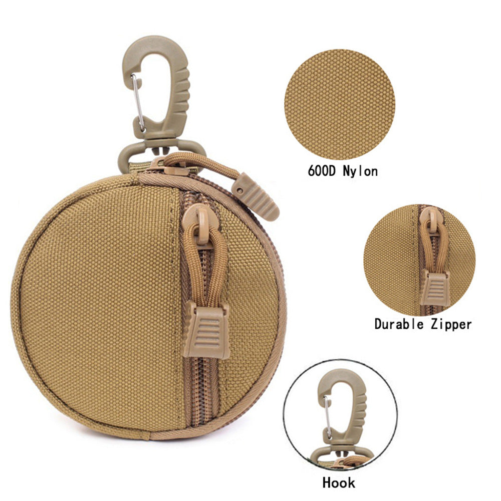 Custom Logo Outdoor Round Mini Pouch