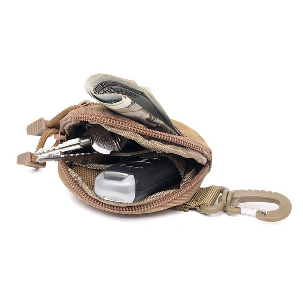 Custom Logo Outdoor Round Mini Pouch