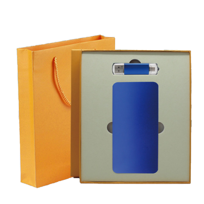 Custom Logo Flash drive + power bank exquisite gift box | Premium Corporate Gifts and Custom Gifts