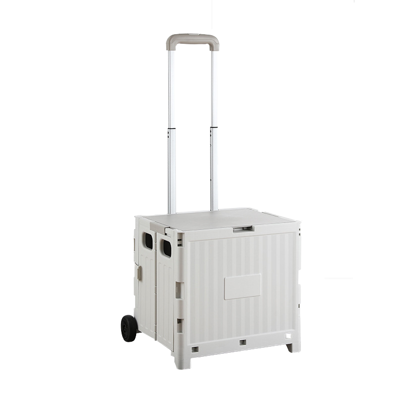 Custom Logo Two-wheel portable folding trolley storage box | Premium Corporate Gifts and Custom Gifts