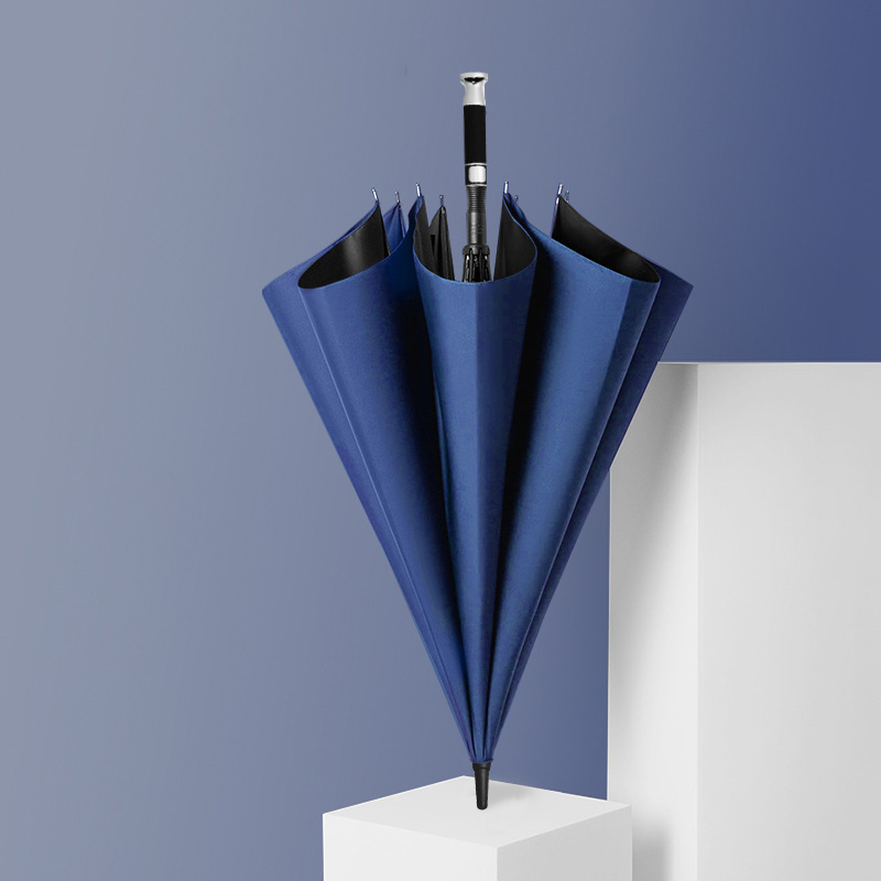 Custom Logo Fiber Long-handled Golf Umbrella | Premium Corporate Gifts and Custom Gifts