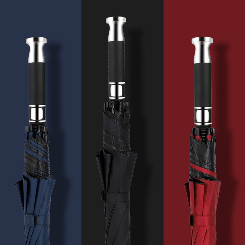Custom Logo Fiber Long-handled Golf Umbrella | Premium Corporate Gifts and Custom Gifts