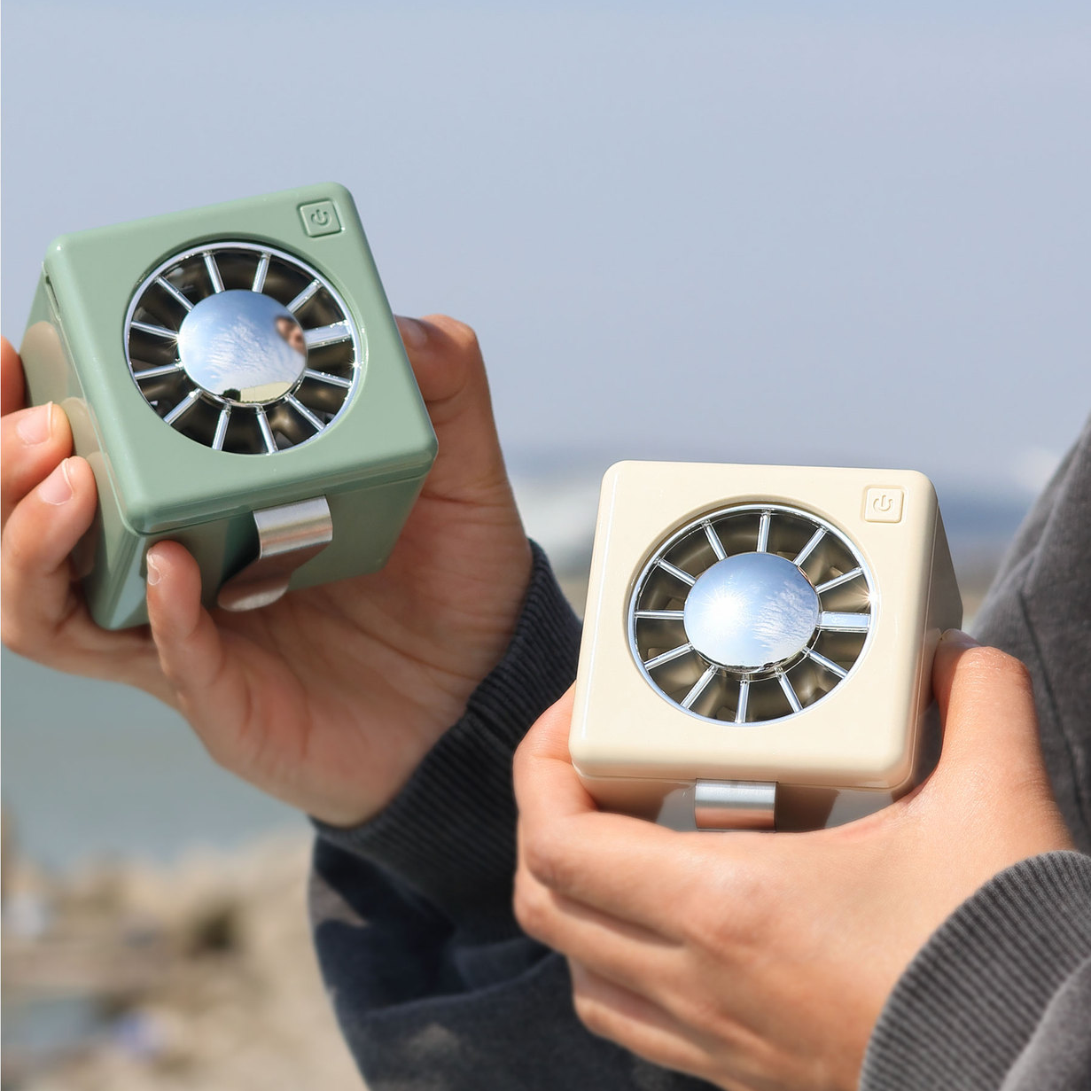 Custom Logo Office Square Desk Fan | Premium Corporate Gifts and Custom Gifts