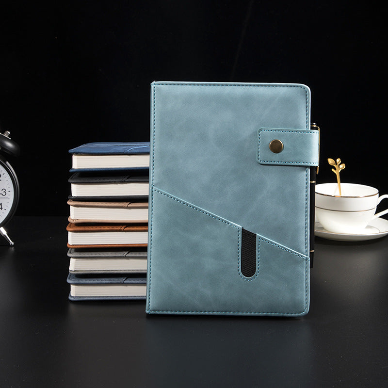 Custom Logo Copper Buckle Storage Clip Notebook | Premium Corporate Gifts and Custom Gifts