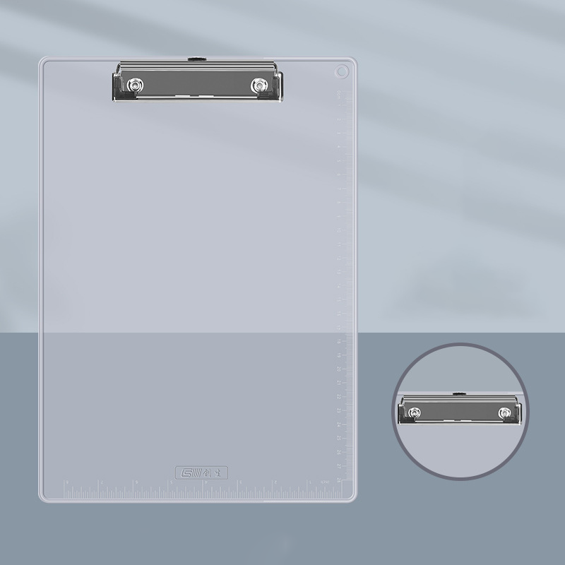 Custom Logo Transparent Board Clip Writing Board | Premium Corporate Gifts and Custom Gifts