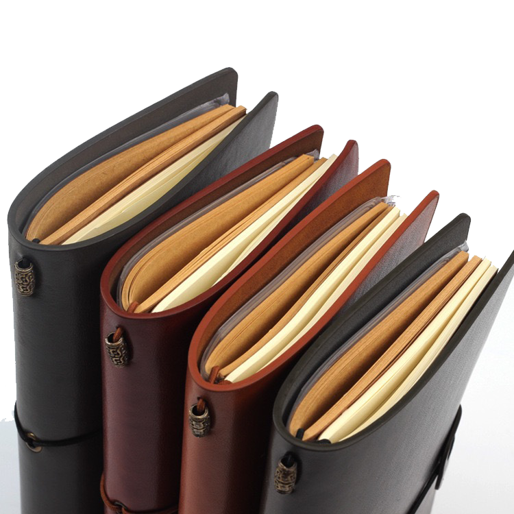 Custom Logo Retro strap travel notebook | Premium Corporate Gifts and Custom Gifts