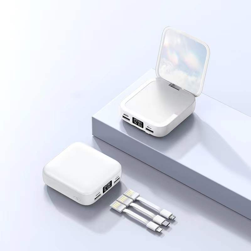 Custom Logo Multifunctional Makeup Mirror Power Bank | Premium Corporate Gifts and Custom Gifts