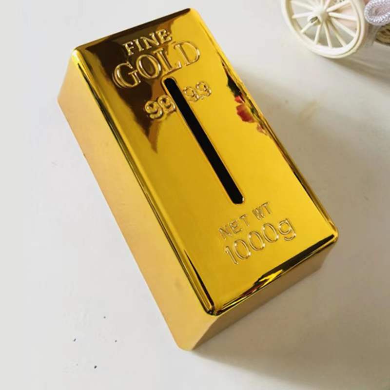 Custom Logo Gold brick-shaped tissue box | Premium Corporate Gifts and Custom Gifts