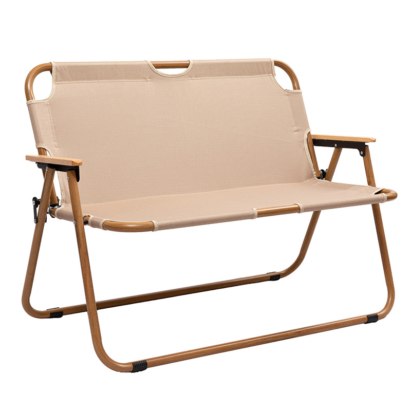 Custom Logo Outdoor Camping Travel Aluminum Alloy Double Folding Chair | Premium Corporate Gifts and Custom Gifts