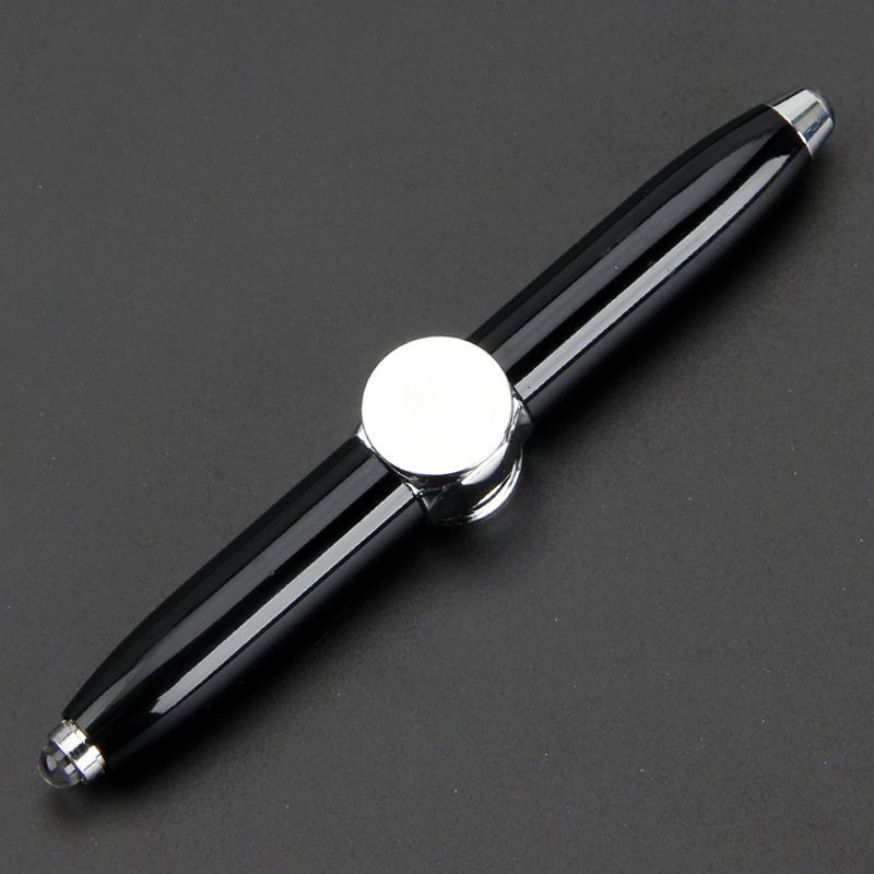 Custom Logo Fidget Spiral Turning Light Ballpoint Pen | Premium Corporate Gifts and Custom Gifts