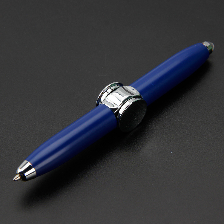 Custom Logo Fidget Spiral Turning Light Ballpoint Pen | Premium Corporate Gifts and Custom Gifts