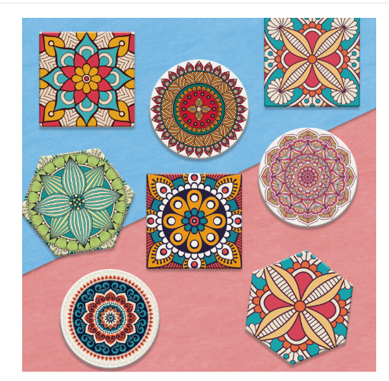 Custom Logo Diatomaceous Earth Absorbent Coaster | Premium Corporate Gifts and Custom Gifts