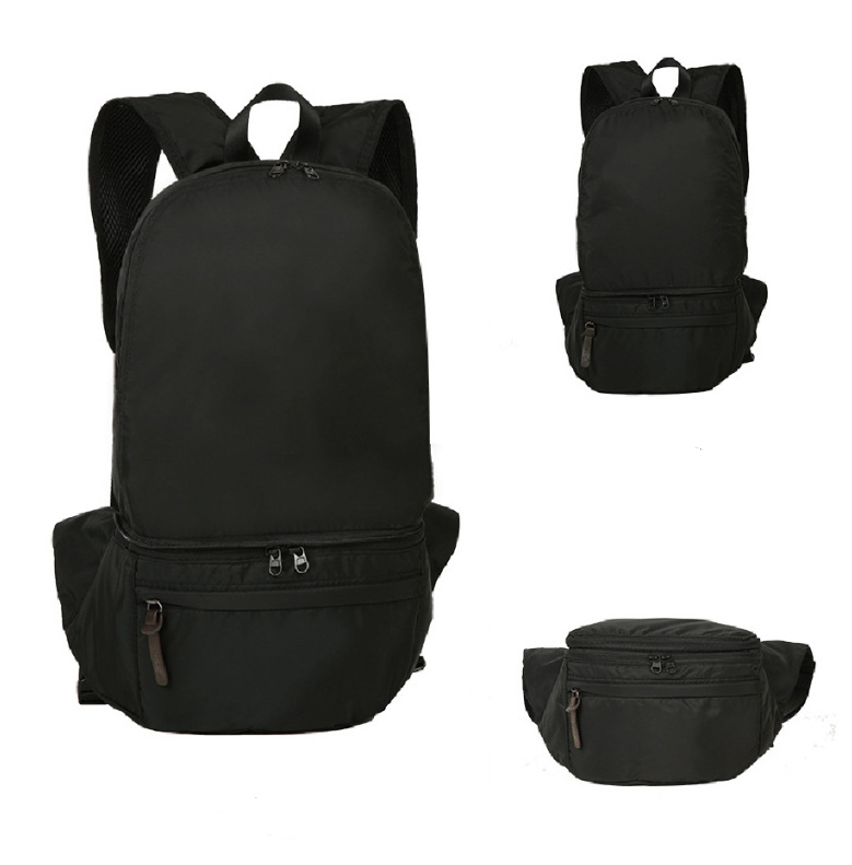 Custom Logo  Outdoor Water-repellent Backpack Folding Waist Bag | Premium Corporate Gifts and Custom Gifts