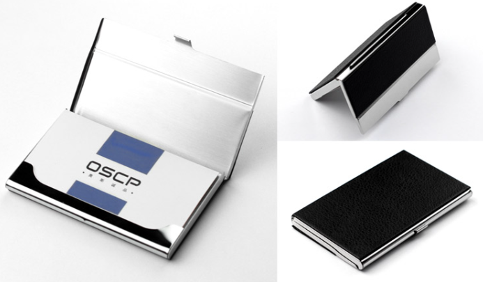 Metallic Business Card Box, view 3 of 8