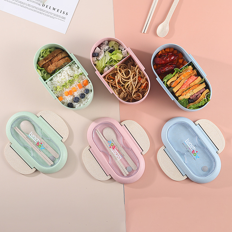 Custom Logo Eco-friendly Microwaveable Bento Box | Premium Corporate Gifts and Custom Gifts