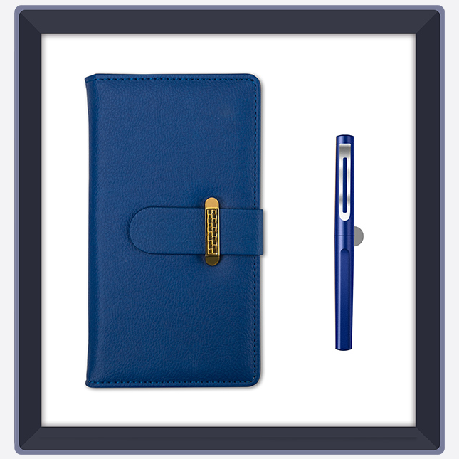 Custom Logo A6 Business Notebook Gift Box (Two-Piece Set) | Premium Corporate Gifts and Custom Gifts