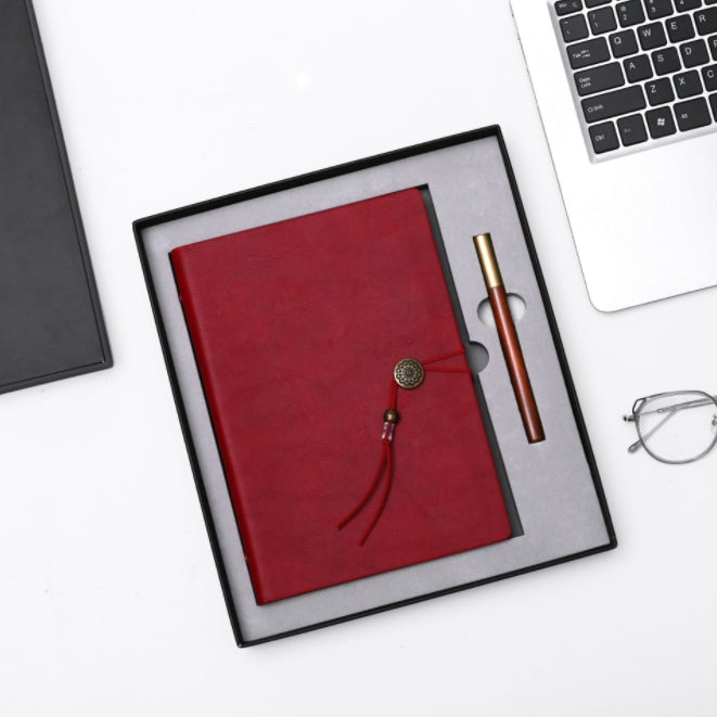 Custom Logo High-end Business Notebook Wooden Pen Gift Box | Premium Corporate Gifts and Custom Gifts