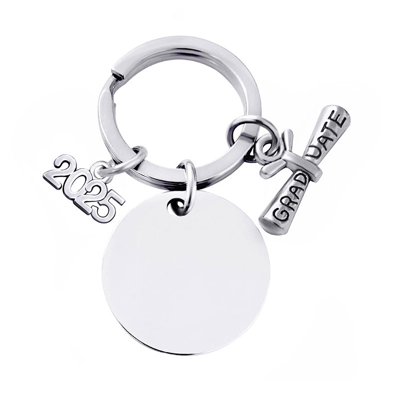Custom Logo Graduation Shaped Metal Keychain | Premium Corporate Gifts and Custom Gifts
