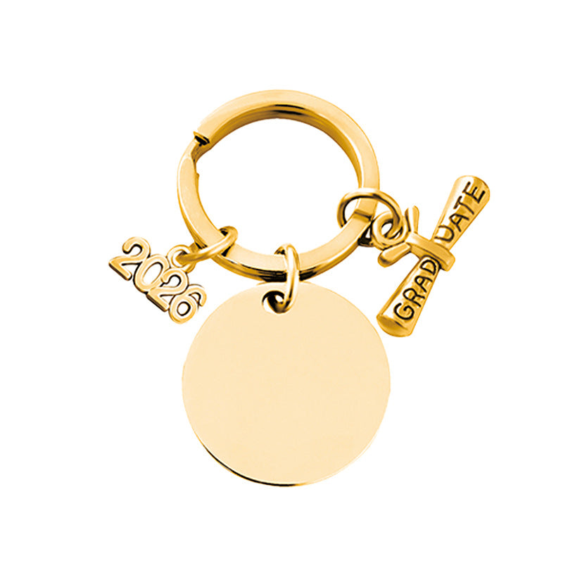 Custom Logo Graduation Shaped Metal Keychain | Premium Corporate Gifts and Custom Gifts