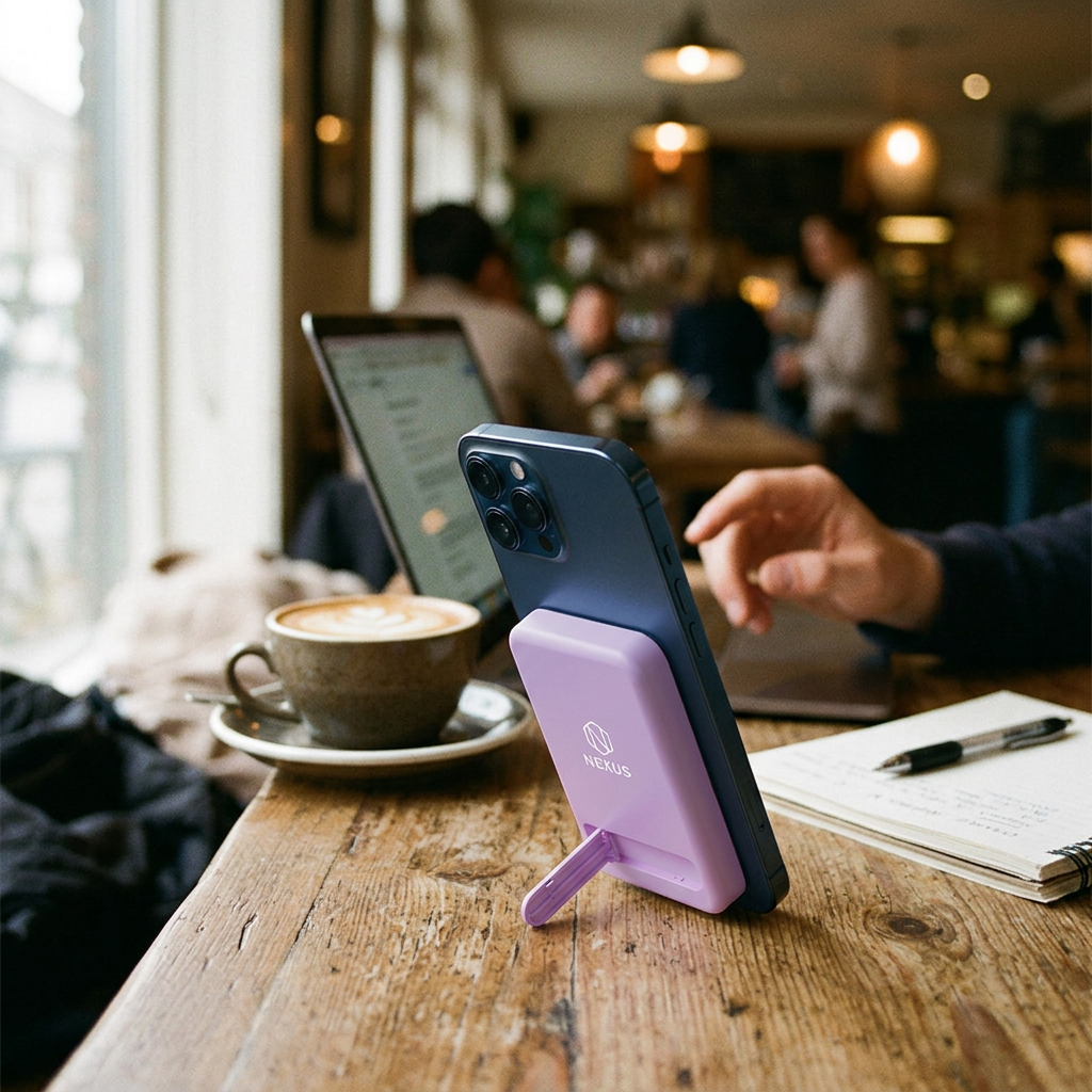 Custom Logo Stand Power Bank