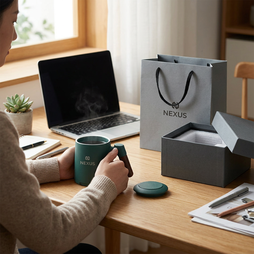 Custom Logo Premium Mug Gift Box Set