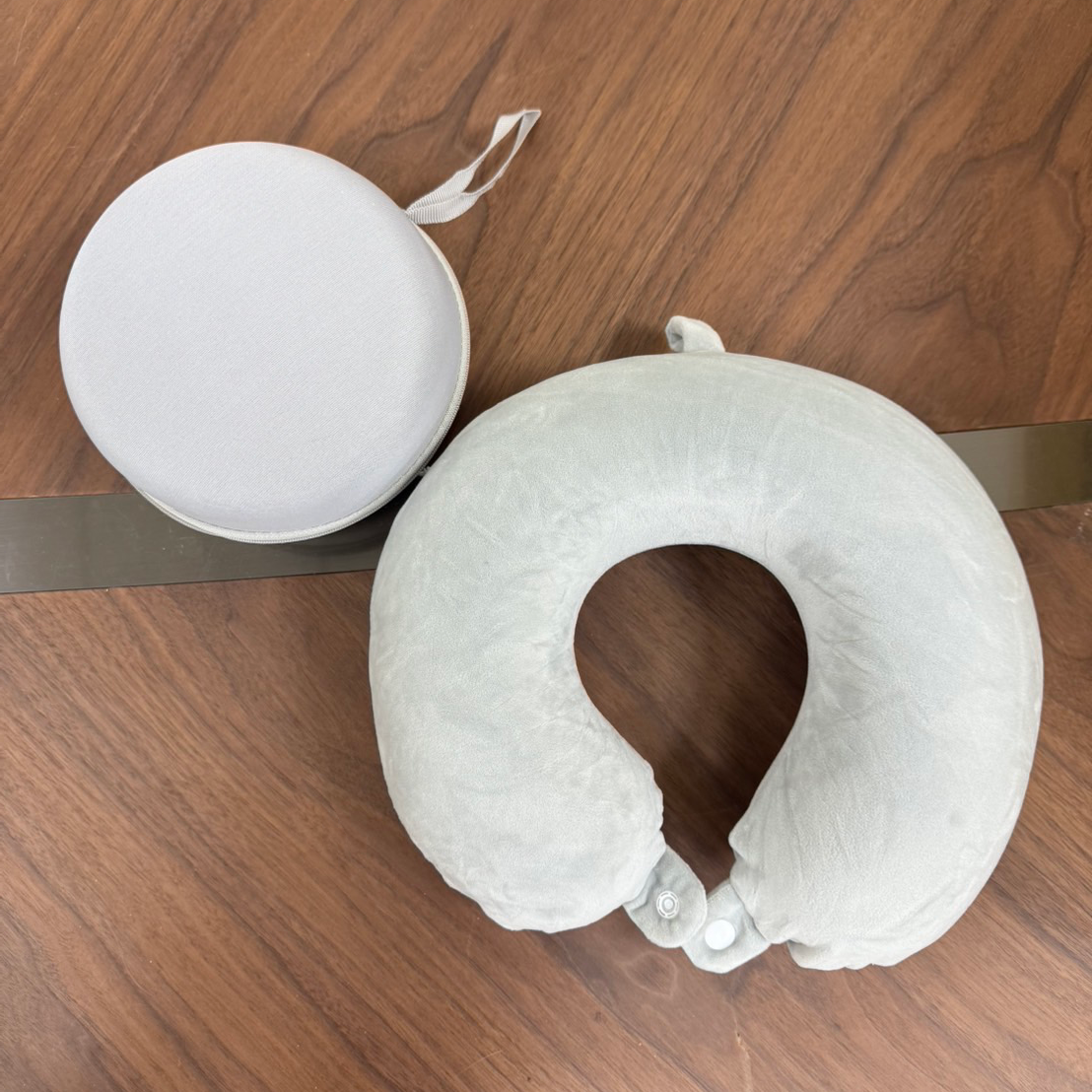 Custom Logo Memory Foam U-shaped neck pillow | Premium Corporate Gifts and Custom Gifts