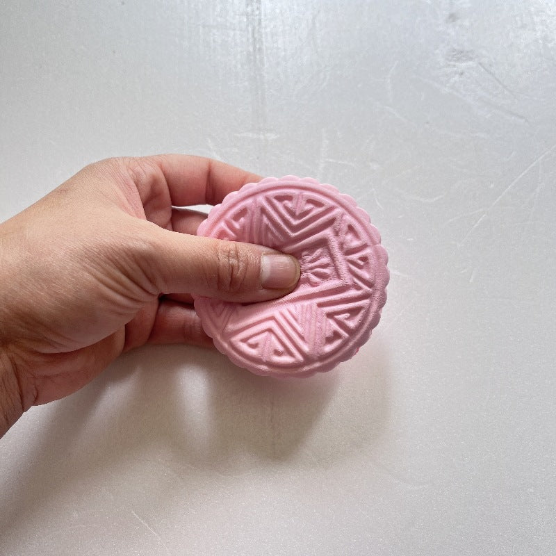 Custom Logo Decompression mooncake-shaped stress relief ball | Premium Corporate Gifts and Custom Gifts