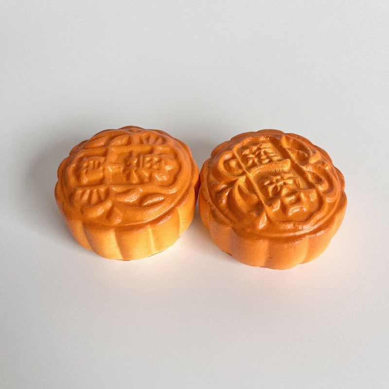 Custom Logo Decompression mooncake-shaped stress relief ball | Premium Corporate Gifts and Custom Gifts