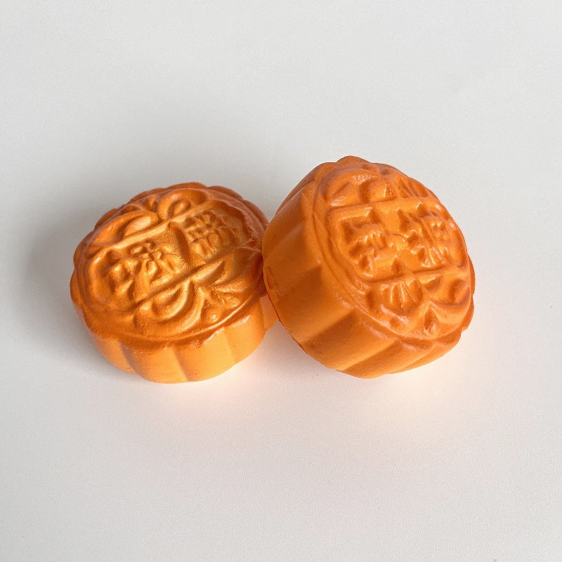 Custom Logo Decompression mooncake-shaped stress relief ball | Premium Corporate Gifts and Custom Gifts