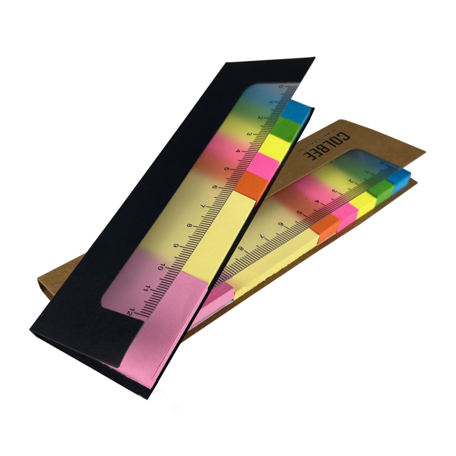 Custom Logo Dual-purpose post-it note advertising ruler | Premium Corporate Gifts and Custom Gifts