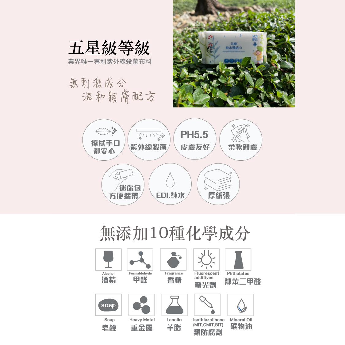 Custom Logo Pure Water Wet Wipes (8 Draws) | Premium Corporate Gifts and Custom Gifts