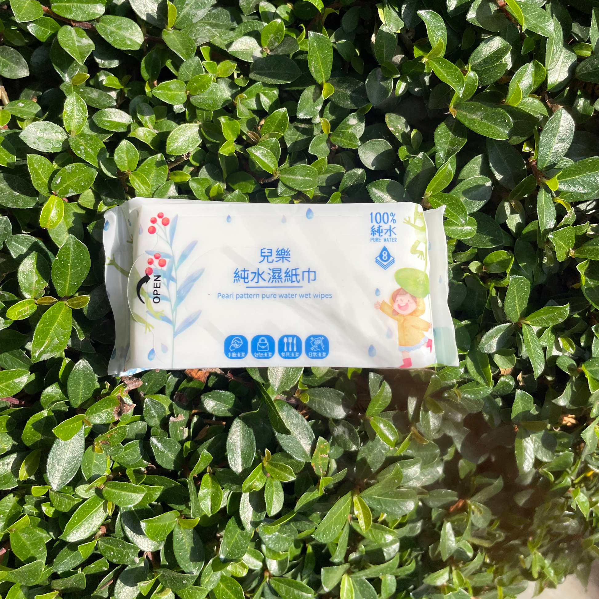 Custom Logo Ultra-pure water eight dehumidifying paper wipes (wide version) | Premium Corporate Gifts and Custom Gifts