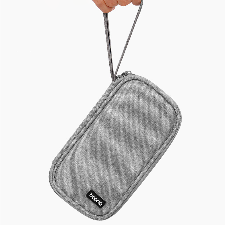 Custom Logo Double-layer charger storage bag | Premium Corporate Gifts and Custom Gifts