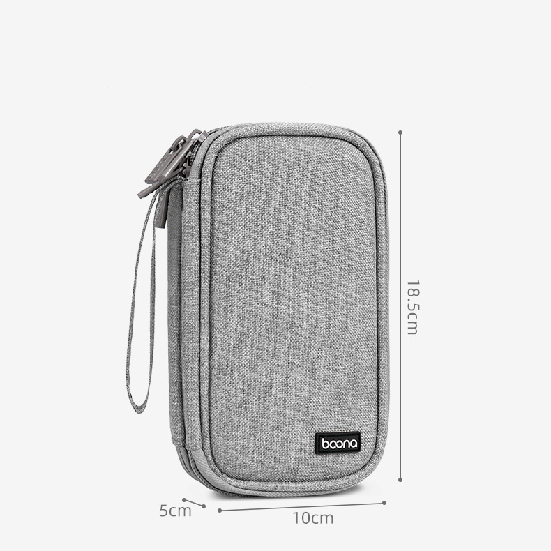 Custom Logo Double-layer charger storage bag | Premium Corporate Gifts and Custom Gifts