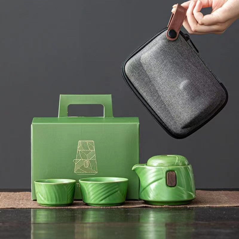 Custom Logo Dragon Boat Festival Tea Set Gift Box | Premium Corporate Gifts and Custom Gifts