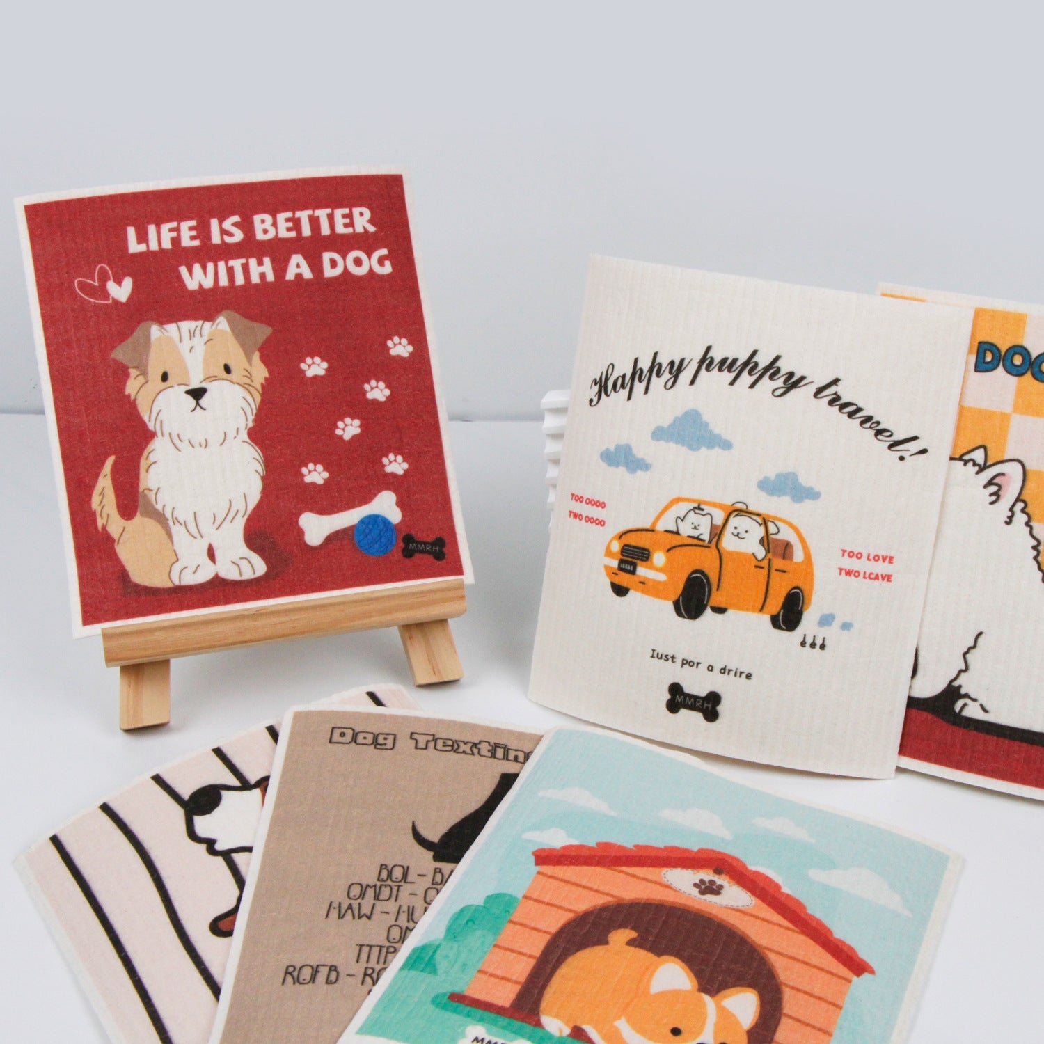 Custom Logo Wood Pulp Cotton Dishwashing Rag | Premium Corporate Gifts and Custom Gifts