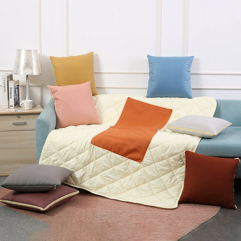 Custom Logo Dual-purpose pillow quilt | Premium Corporate Gifts and Custom Gifts