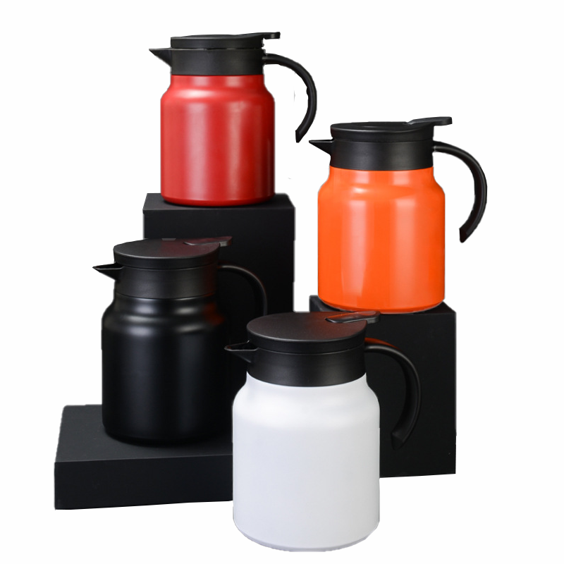 Custom Logo Handle Vacuum Thermos Pot | Premium Corporate Gifts and Custom Gifts