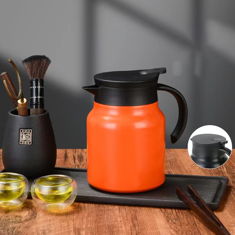 Custom Logo Handle Vacuum Thermos Pot | Premium Corporate Gifts and Custom Gifts